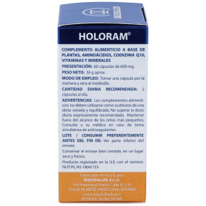 Equisalud Holoram Cardivas 60Caps