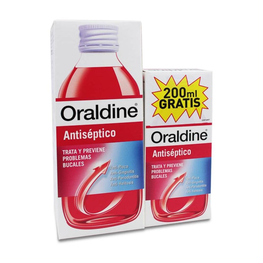 Oraldine Colutorio Antiséptico 400Ml + 200Ml