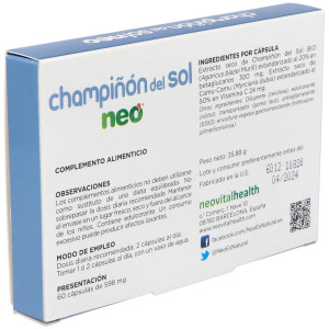 Neovital Health Champiñón Del Sol Neo 60Cáps