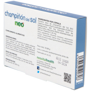 Neovital Health Champiñón Del Sol Neo 60Cáps