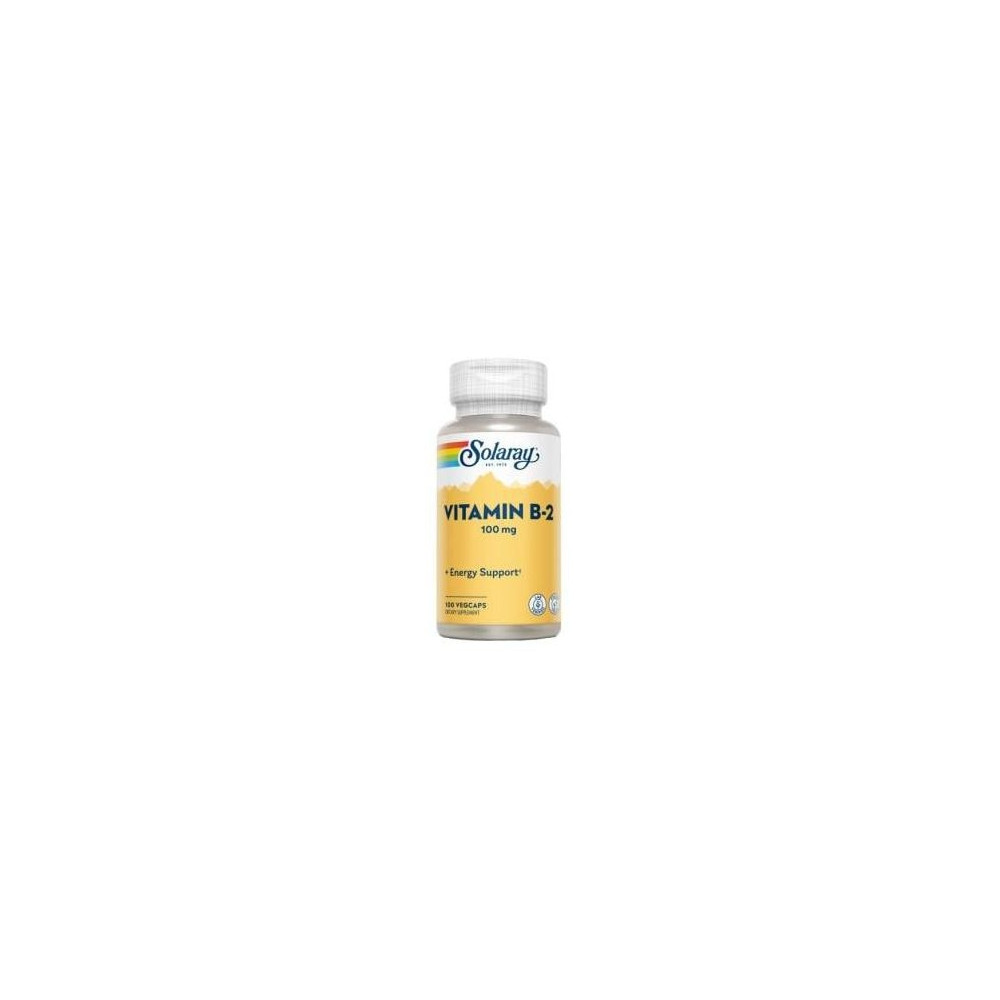 Solaray Vitamina B2 100Mg 100Caps