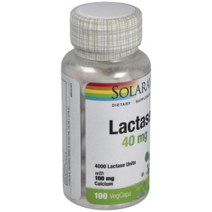 Lactase 40Mg. 4000Fcc 100Cap.Veg