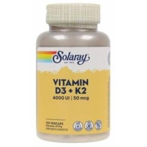 Solaray Vitamina D3 +K2...