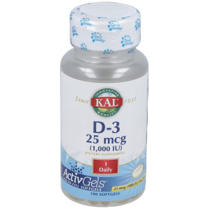 D-3 25 Mcg (1000 Ui) Perlas...