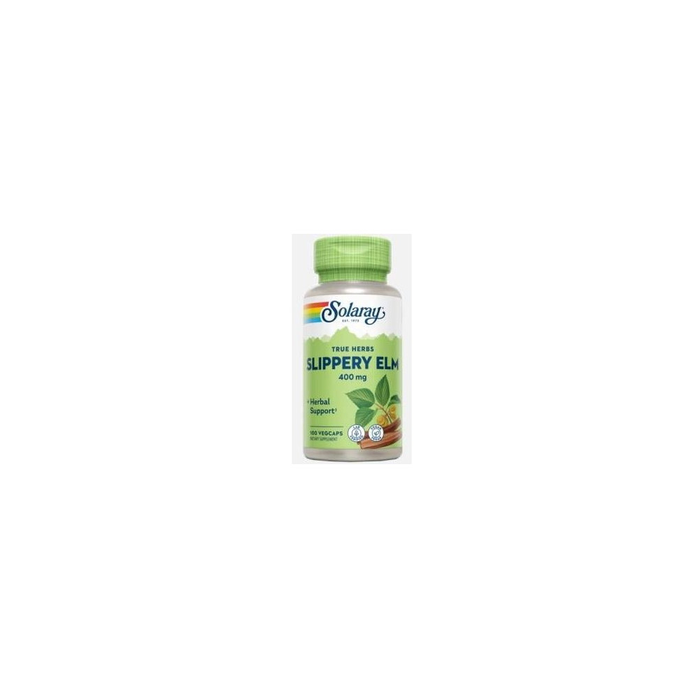 Slippery Elm Bark (Olmo) 400Mg: 100Cap.