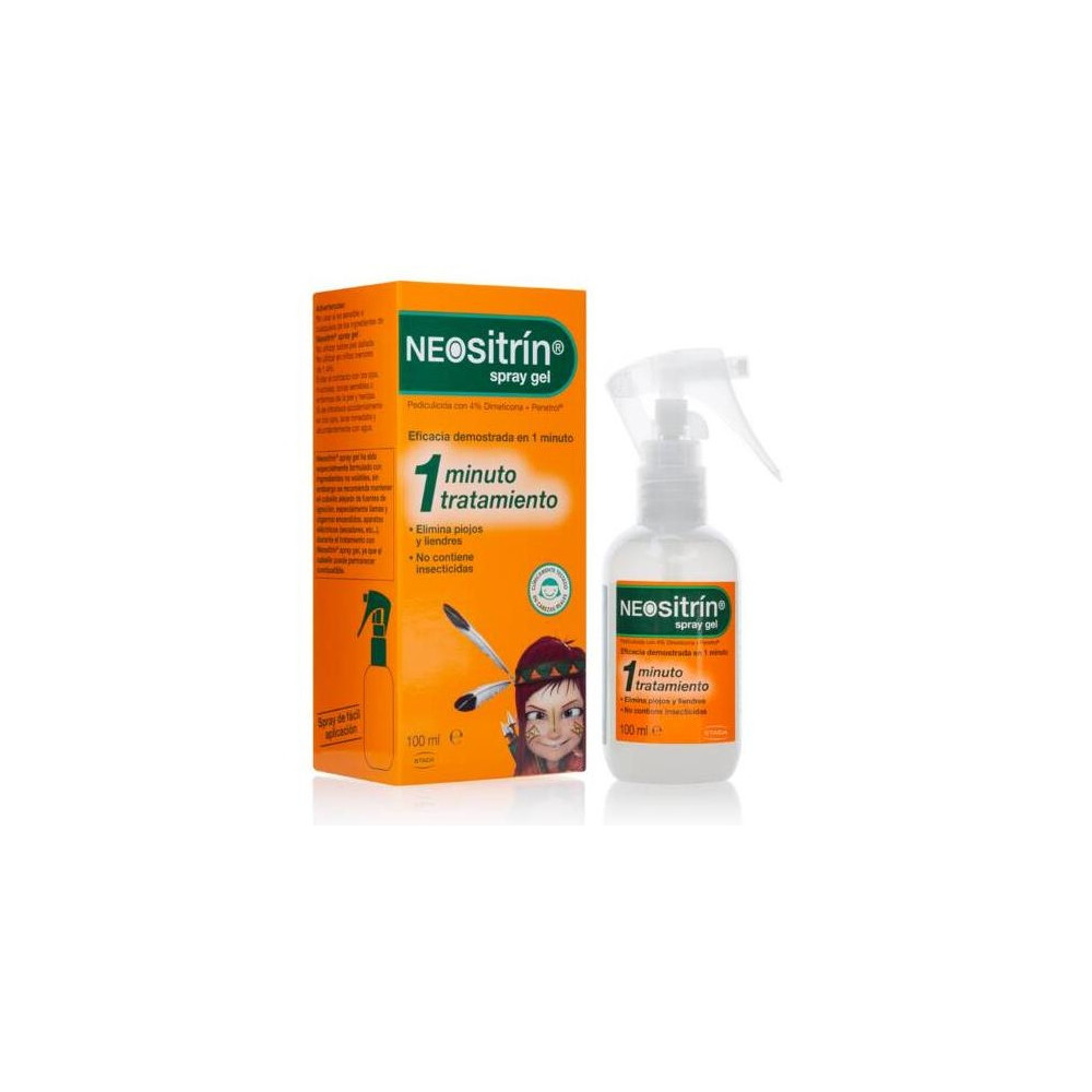 Neositrín Spray Antipiojos Gel Líquido, 100 Ml