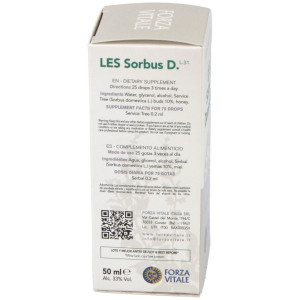 Les Sorbus Domestica Serbal 50Ml.