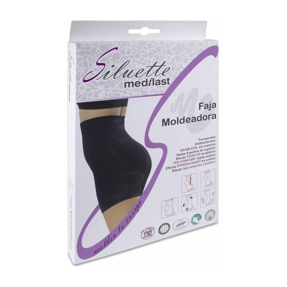 Medilast Siluette Faja Moldeadora Negra Talla L, 1 Ud