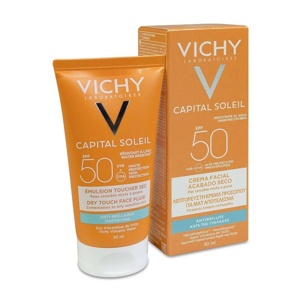 Idéal Soleil Emulsion Anti-Brillance Toucher Sec Spf50 50 Ml