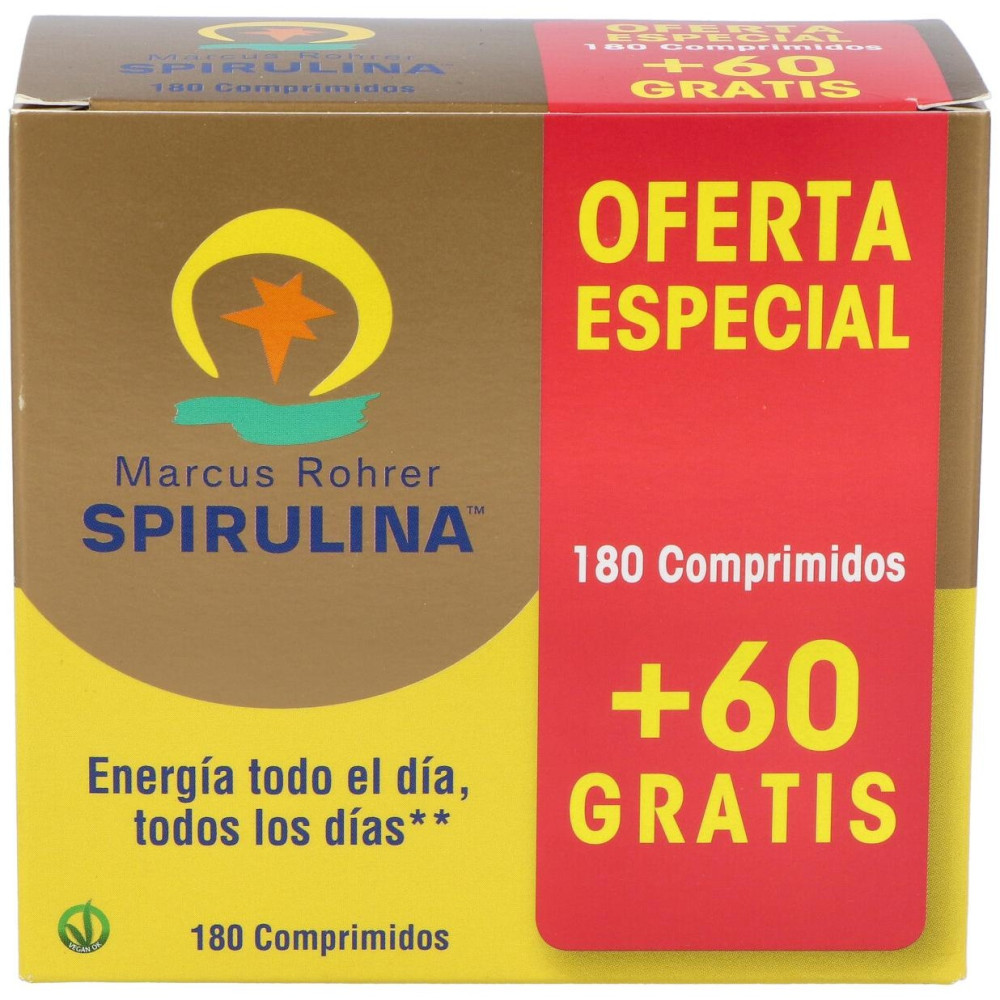 Marcus Rohrer Viosol Espirulina, 180 Comprimidos