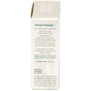 Aurum Potable (Oro) Metal Espagirico 10Ml.