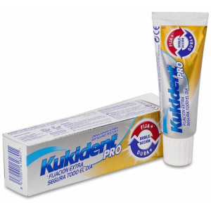 Kukident Proplus Adhesivo Para Prótesis Dentales Doble Acción 40G