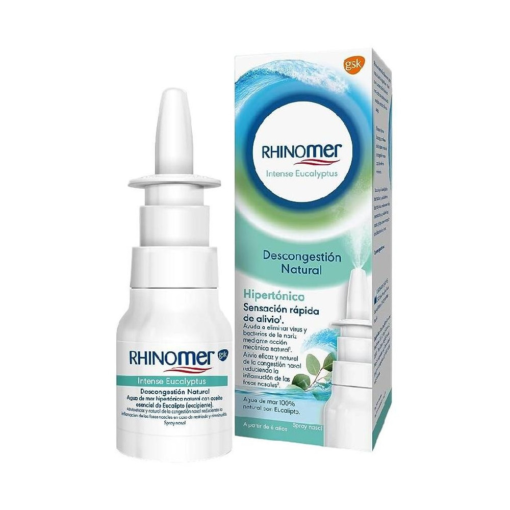 Rhinomer Spray Nasal Descongestionante Intense Eucalyptus 20Ml