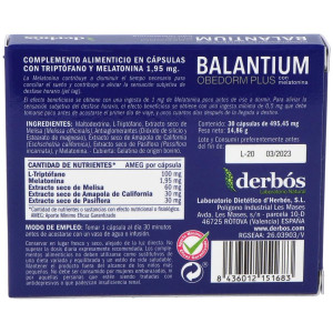 Balantium Obedorm Plus 30Cap.