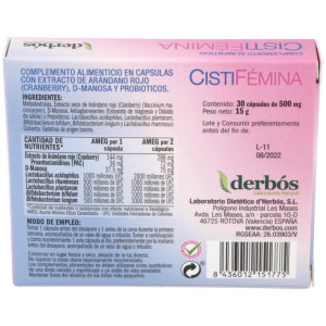 Derbos Cistifemina 30Caps