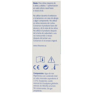 Rhinomer Spray Nasal Descongestionante Intense Eucalyptus 20Ml
