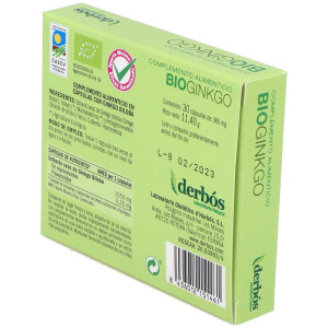 Derbós Bio Ginkgo Biloba 30Cáps