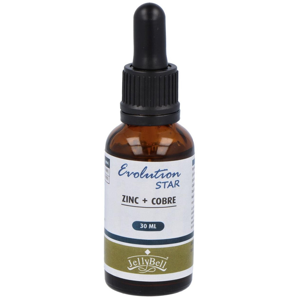 Jellybell Evolution Star Zinc + Cobre 30 Ml