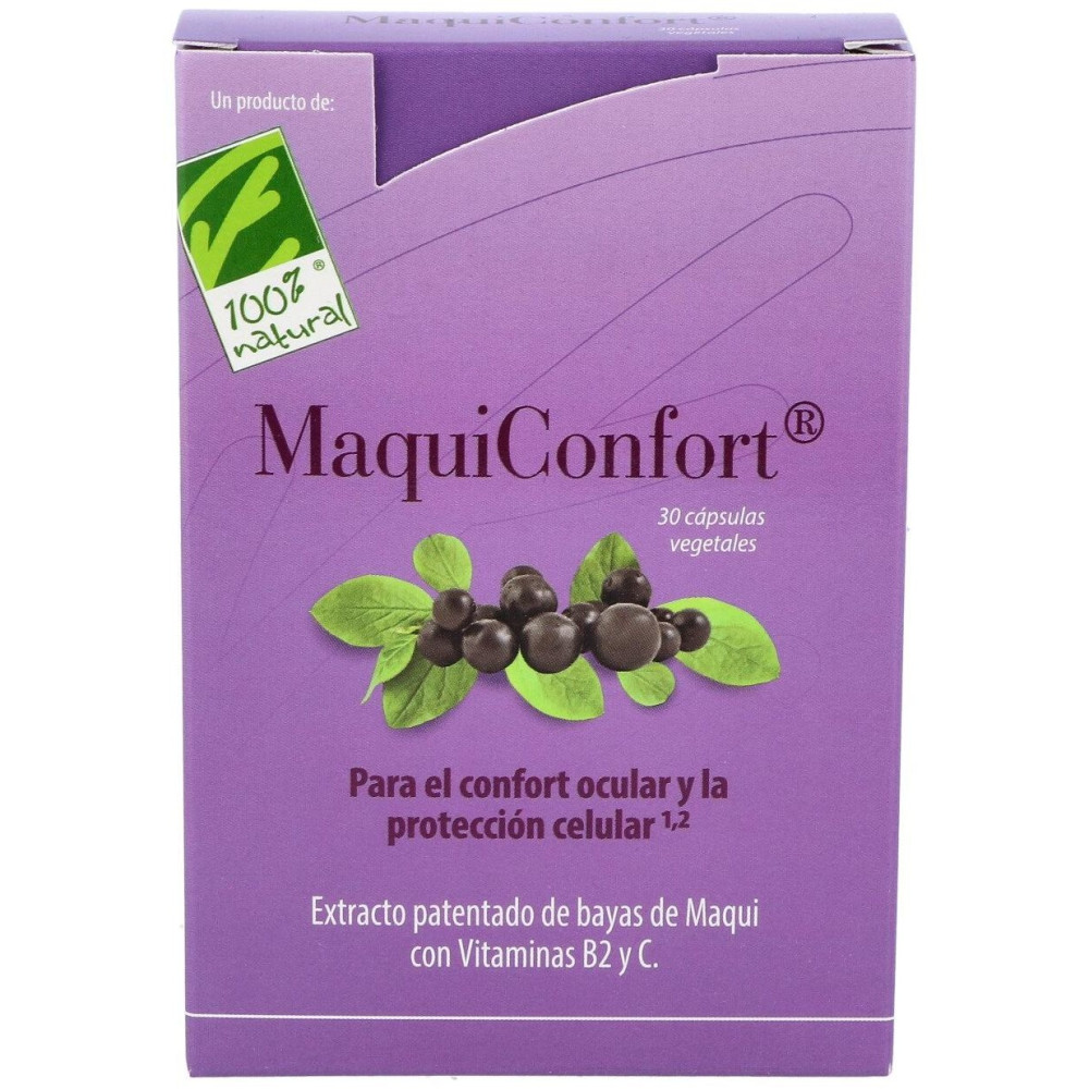 100% Natural Maquiconfort 30 Cápsulas Vegetales