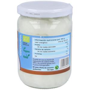 Aceite De Coco 500Ml.