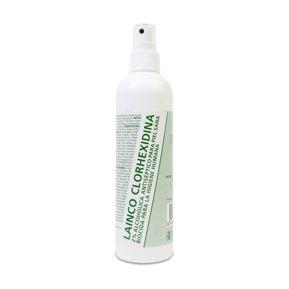 Lainco Clorhexidina Pulverizador 2 %, 250 Ml