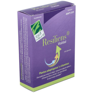 100% Natural Resiliens Vitalidad 60 Cápsulas