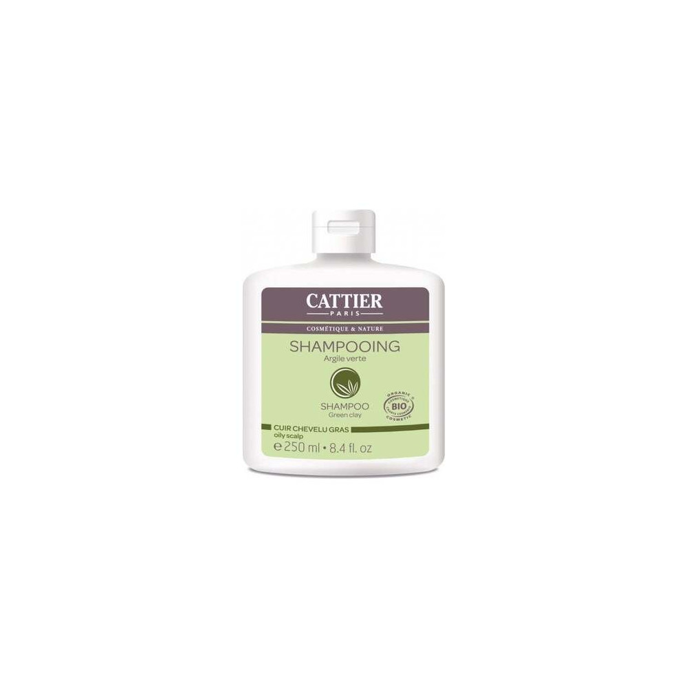 Cattier Champú Cuero Cabelludo Graso Arcilla Verde 250Ml