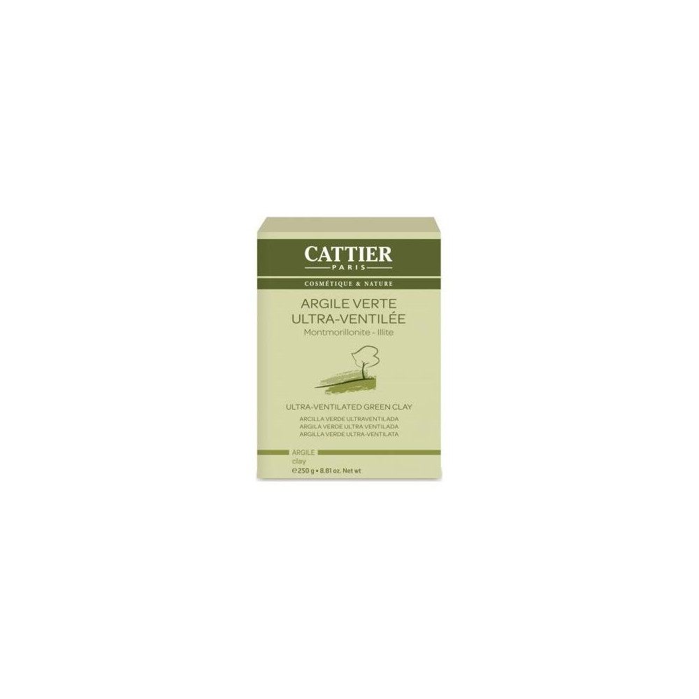 Cattier Arcilla Verde Ultra Ventilada 250G