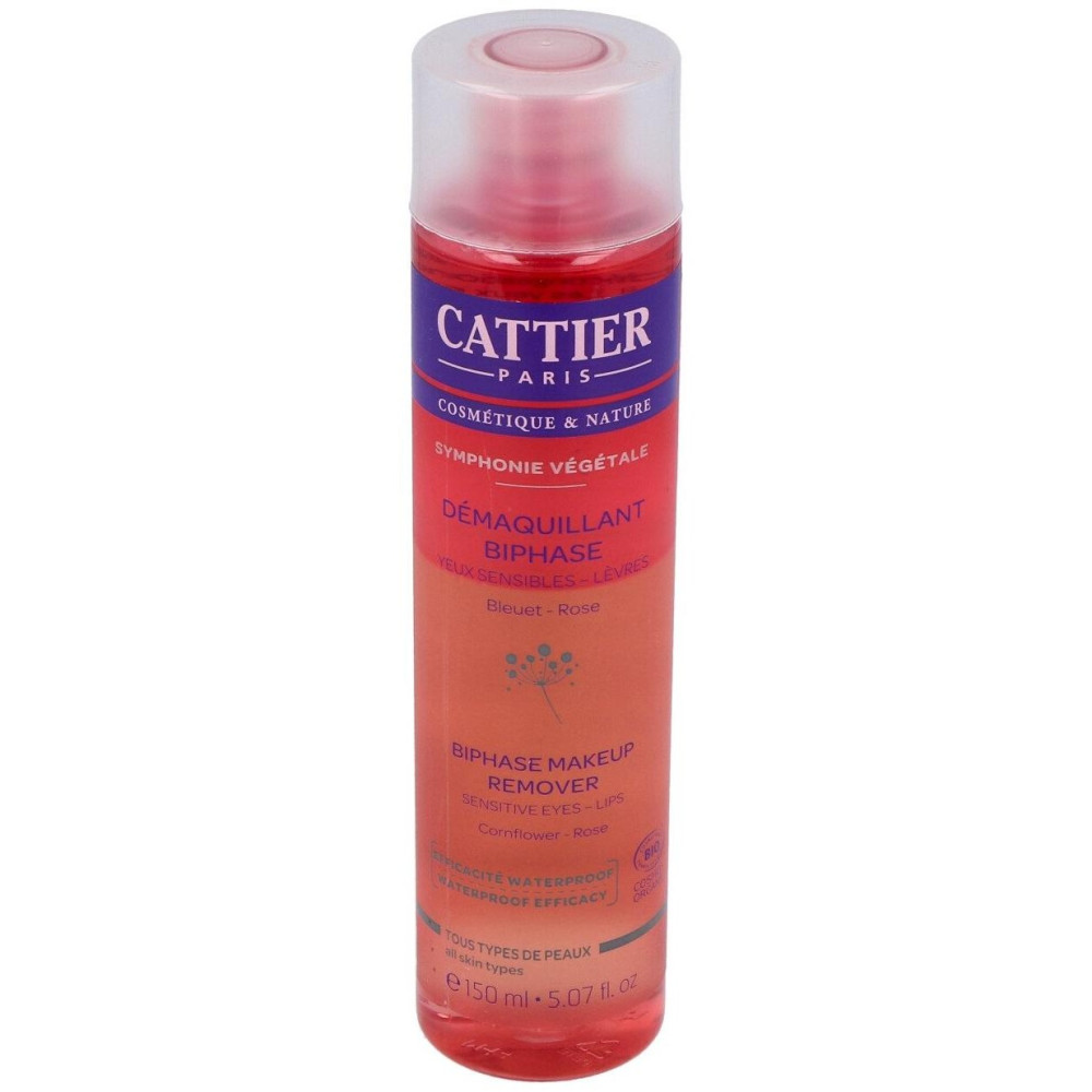 Cattier DMaquillant Bi-Phase Yeux LVres Sensibles 150Ml