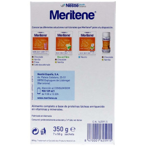 Meritene Fuerza Y Vitalidad Neutro Al Plato Sobres, 7 Sobres