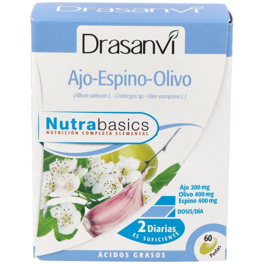 Nutrabasics Ajo-Espino-Olivo 60Perlas