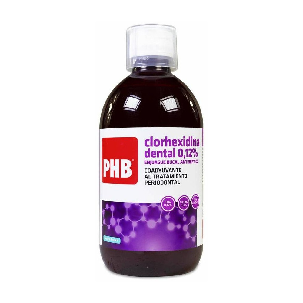 Phb Clorhexidina Dental Enjuague Bucal 500Ml