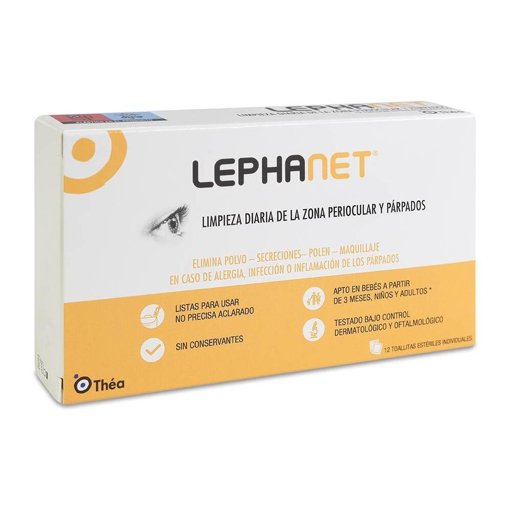 Lephanet Toallitas Estériles Impregnadas Listas Para Usar 12Uds