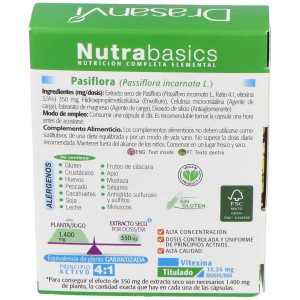 Nutrabasics Pasiflora 30Caps.