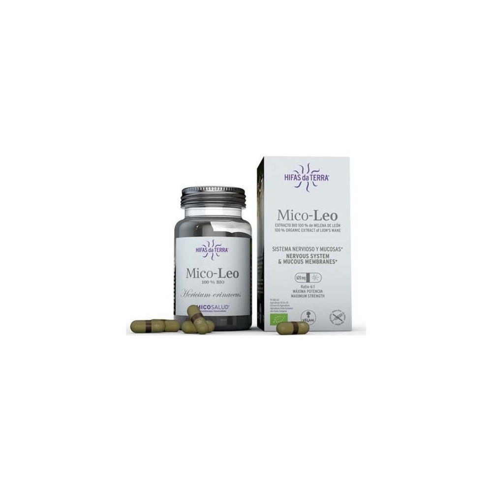 Hifas Da Terra Melena De Leon Mico Leo 495Mg 62 Capsulas