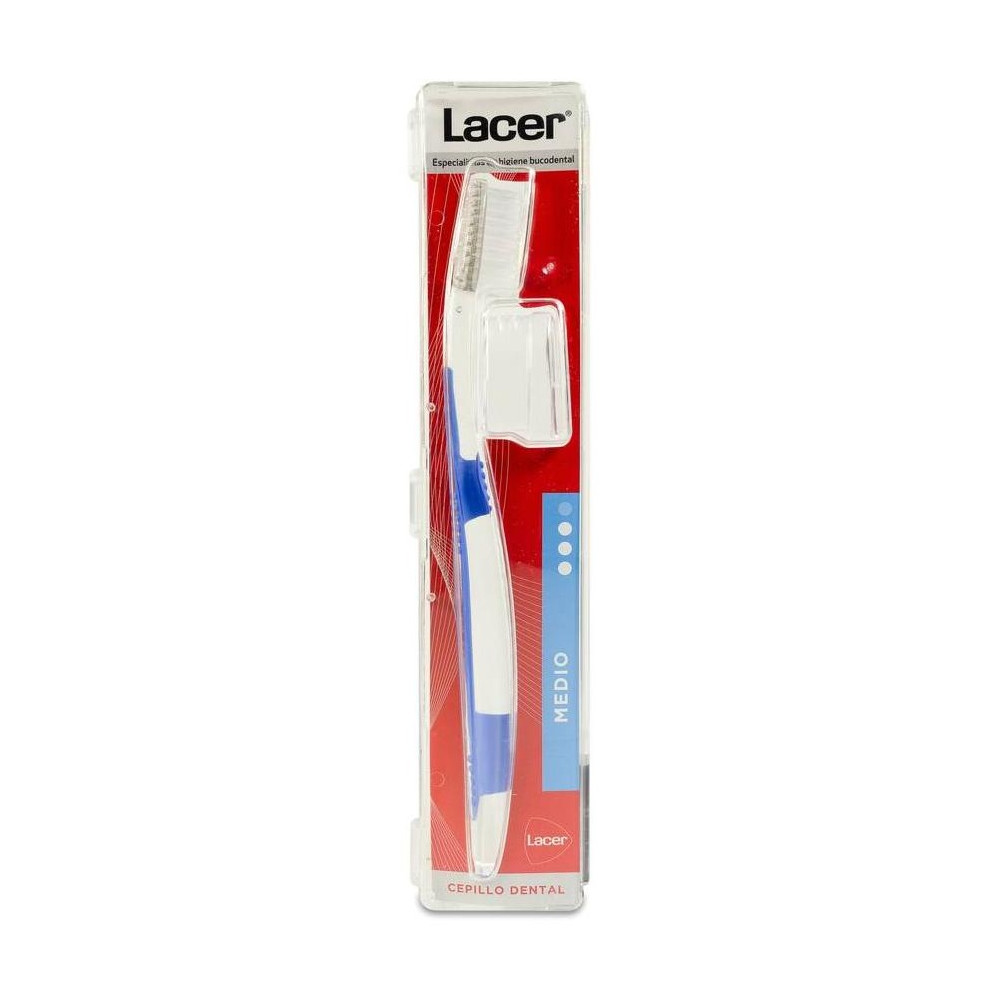 Lacer Cepillo Dental Medio + Pasta Dental 1U+5Ml