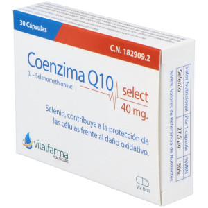 Vitalfarma Coenzima Q10 Select 40 Mg 30 Capsulas