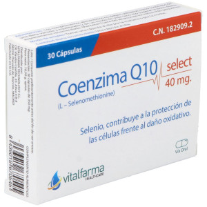 Vitalfarma Coenzima Q10 Select 40 Mg 30 Capsulas