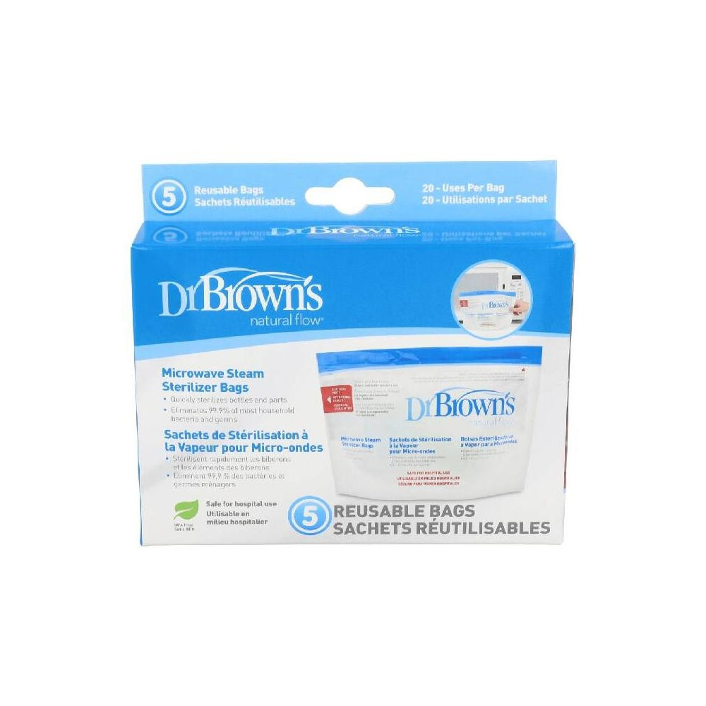 Dr. Brown'S Bolsas Esterilizadoras Microondas, 5 Unidades