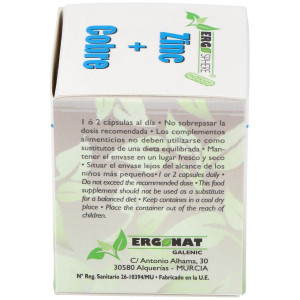 Ergonat Galenic Zinc Cobre Ergosphere 50Caps