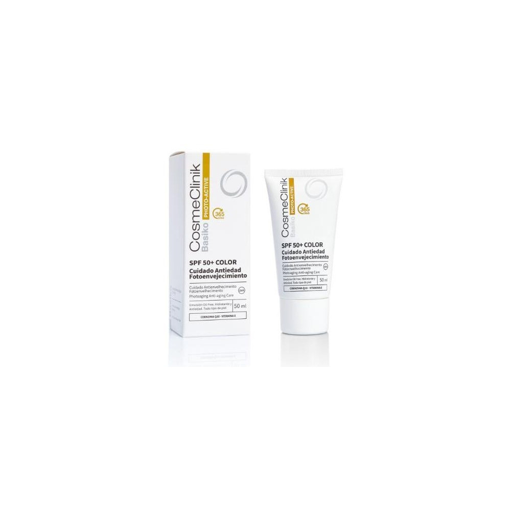 Basiko Emulsión Protectora Spf 50+ Color, 50 Ml