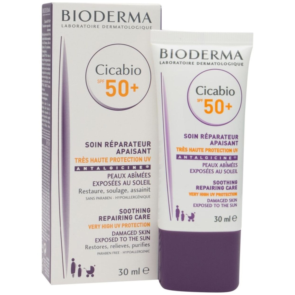 Bioderma Cicabio Crema Reparadora 50+ Tubo 30Ml