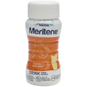 Meritene Drink Vainilla Botella 125 Ml, 4 Uds