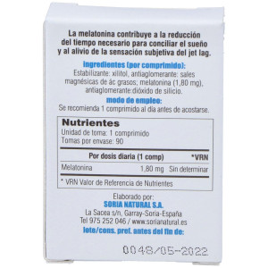 Vit Y Min 31 Melatonin Travel 50 Mg 90 Comprimidos