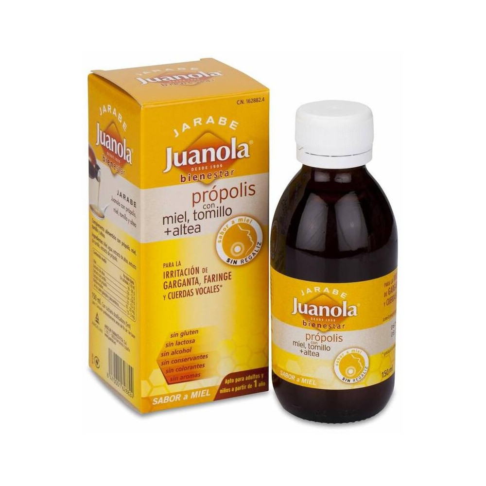 Juanola Jarabe Própolis Con Miel, Tomillo Y Altea