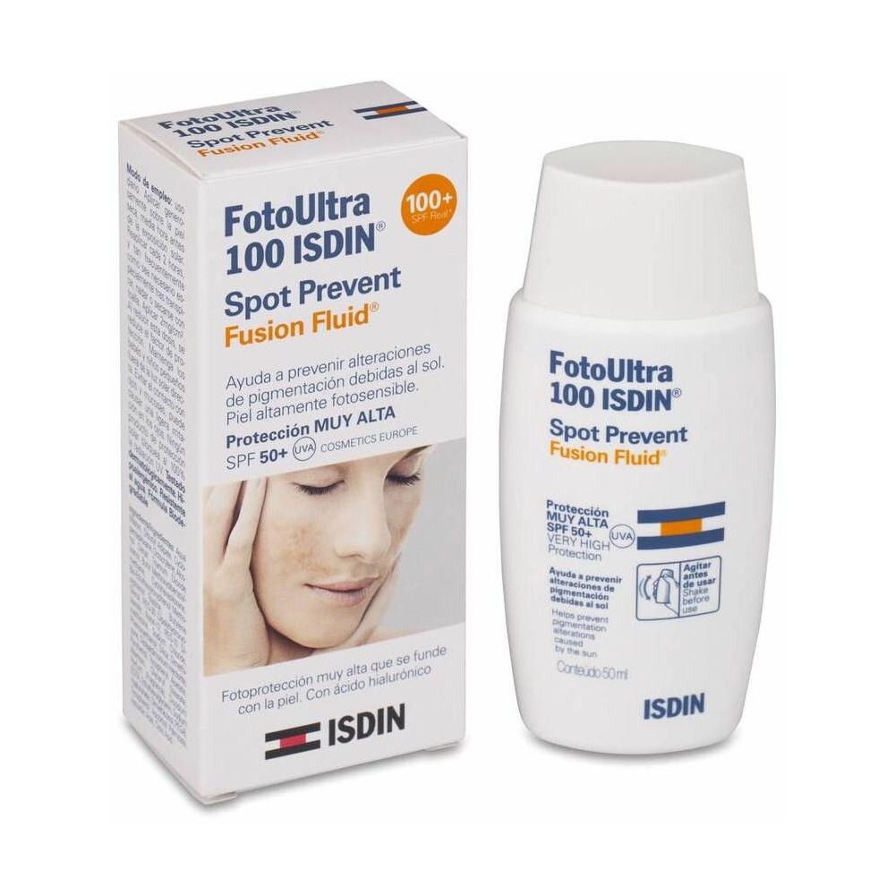 Isdin Fotoultra 100 Spot Prevent Fusion Fluid Antimanchas Spf 50+, 50 Ml