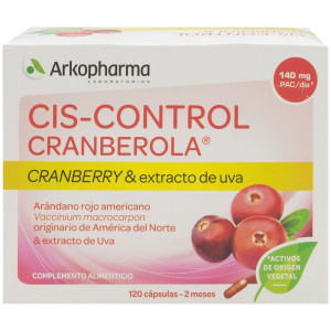 Arkopharma Cranberola Cis-Control, 120 Cápsulas