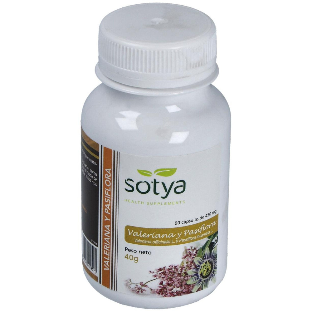 Valeriana Y Pasiflora 450Mg. 90Cap.