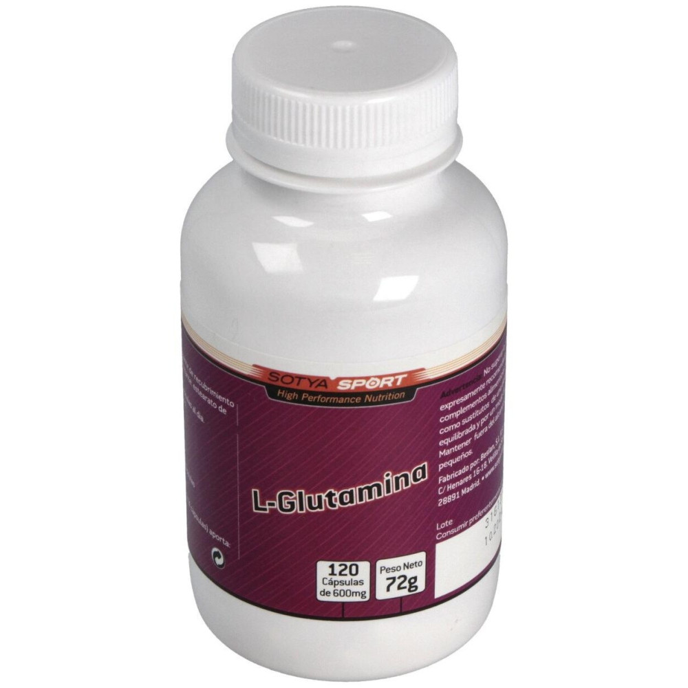 Sotya L-Glutamina 600Mg 120Cáps