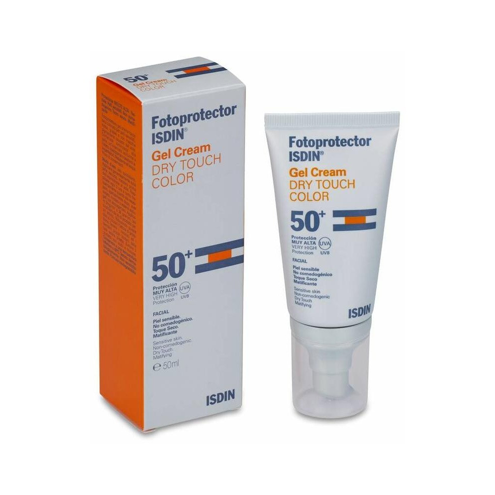 Isdin Fotoprotector Spf 50+ Gel Crema Dry Touch Color, 50 Ml